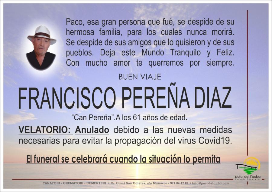 FRANCISCO PEREÑA DIAZ