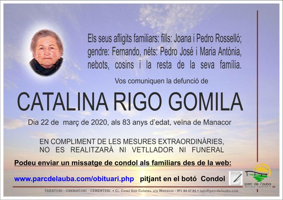 CATALINA RIGO GOMILA