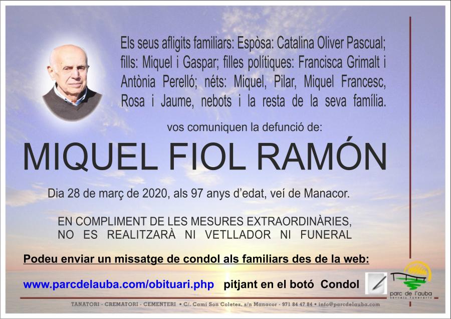 MIQUEL FIOL RAMON