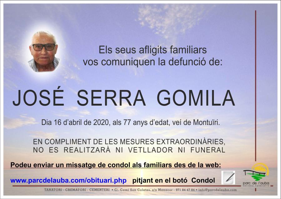 JOSÉ SERRA GOMILA