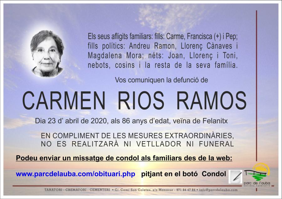 CARMEN RIOS RAMOS