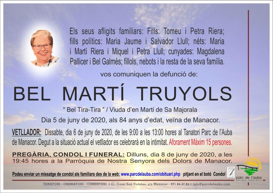 BEL  MARTÍ TRUYOLS