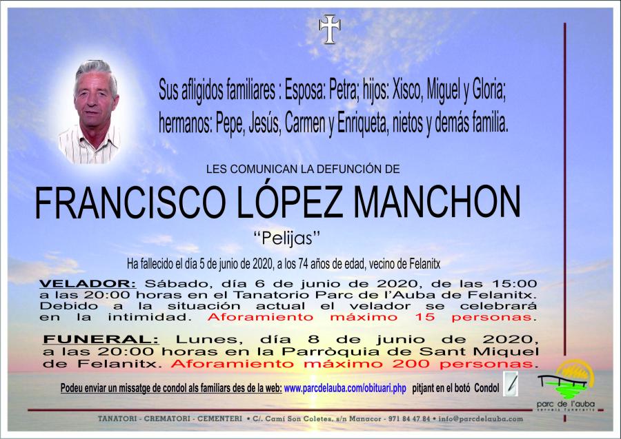 FRANCISCO LÓPEZ MACHON