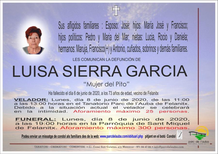 LUISA SIERRA GARCIA