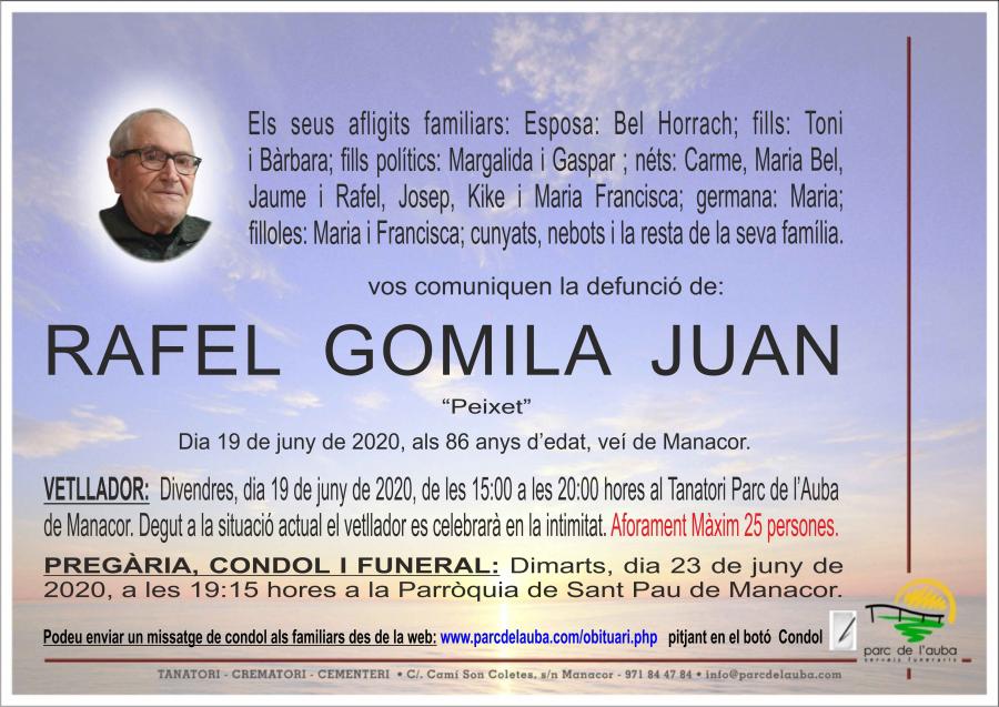 RAFEL GOMILA JUAN