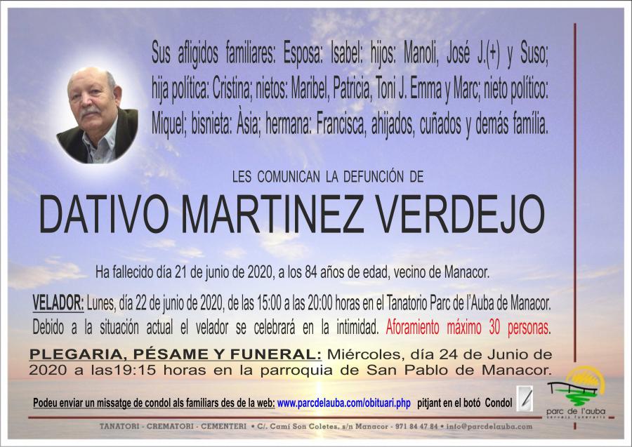 DATIVO MARTINEZ VERDEJO