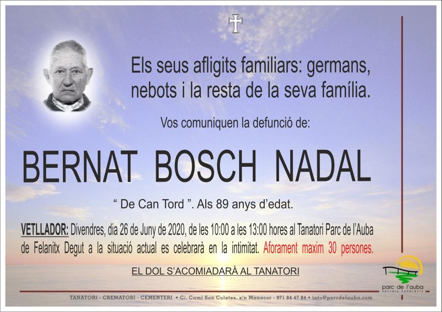 BERNAT BOSCH NADAL