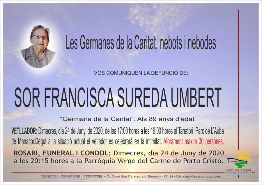 SOR FRANCISCA SUREDA UMBERT