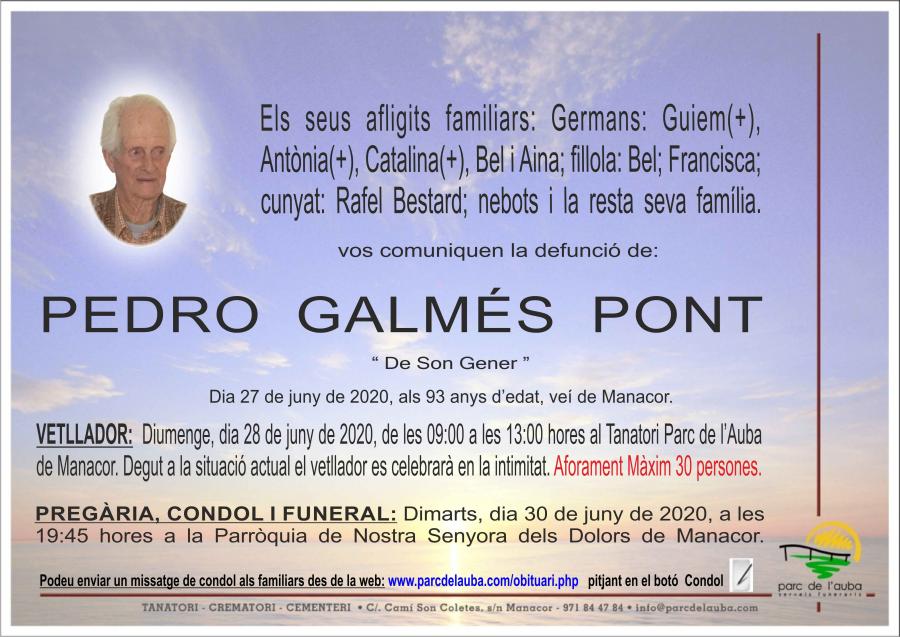 PEDRO  GALMÉS PONT