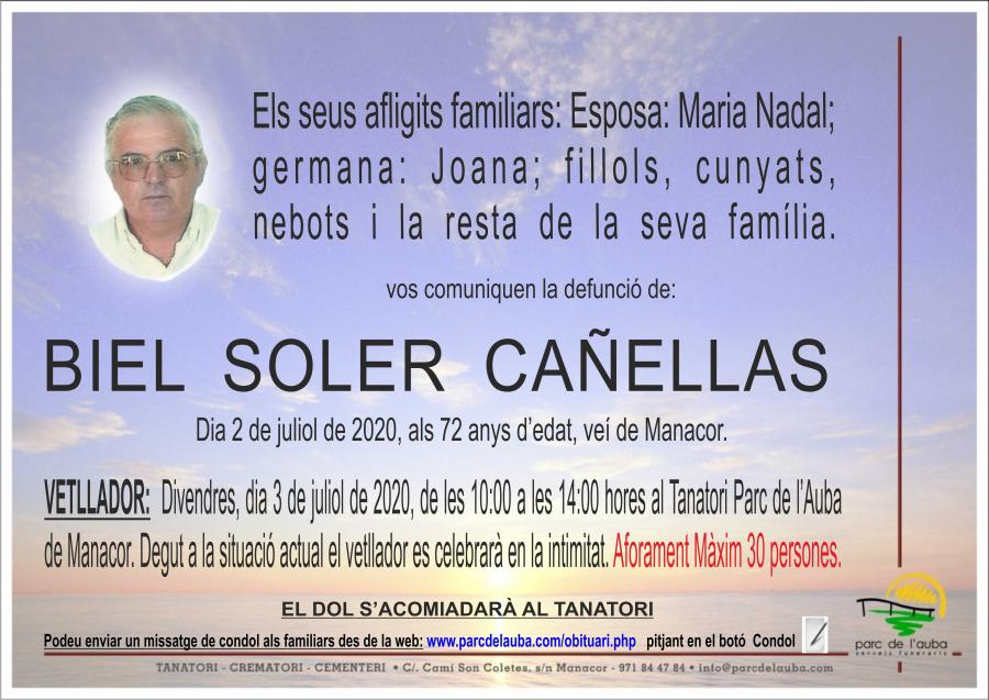 BIEL SOLER CAÑELLAS