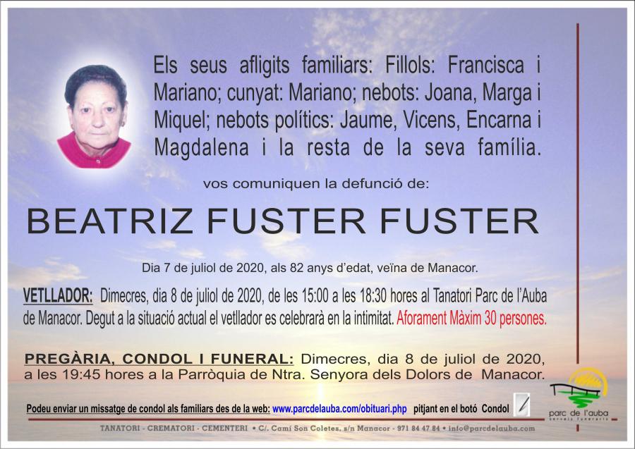 BEATRIZ FUSTER FUSTER