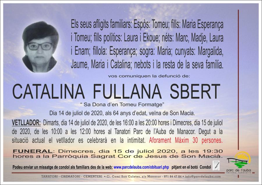 CATALINA  FULLANA SBERT