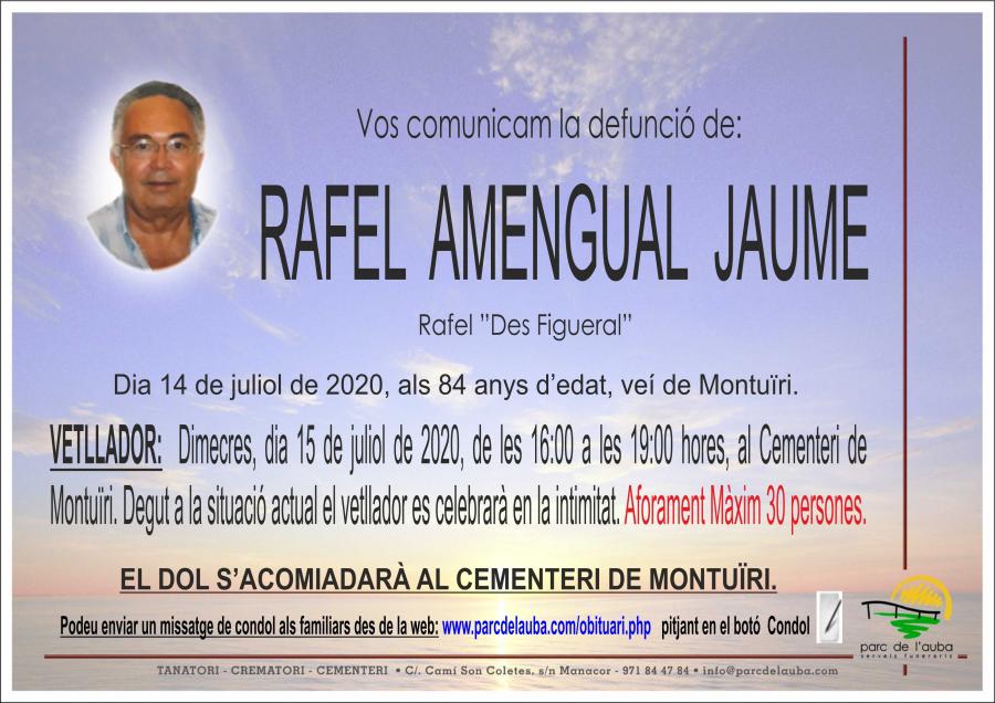 RAFEL AMENGUAL JAUME