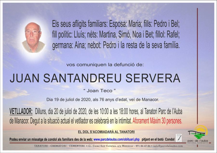JUAN SANTANDREU SERVERA