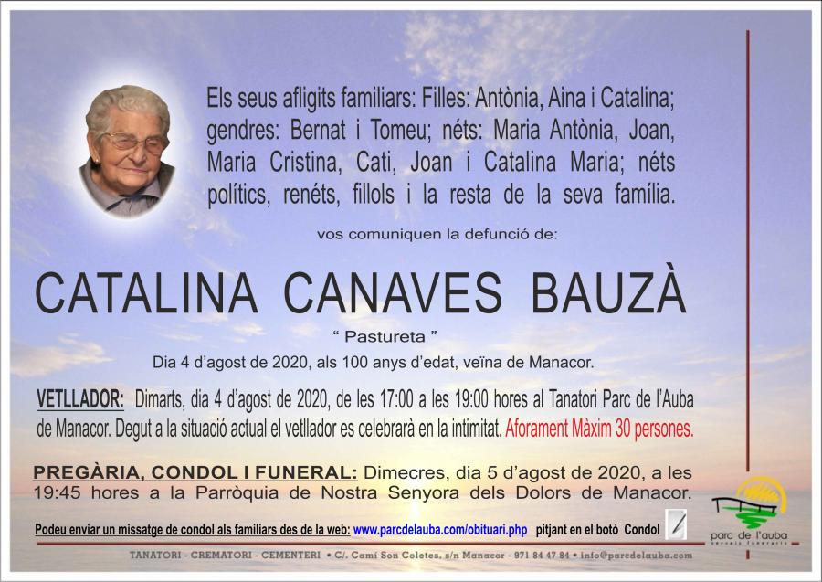 CATALINA CANAVES BAUZÀ