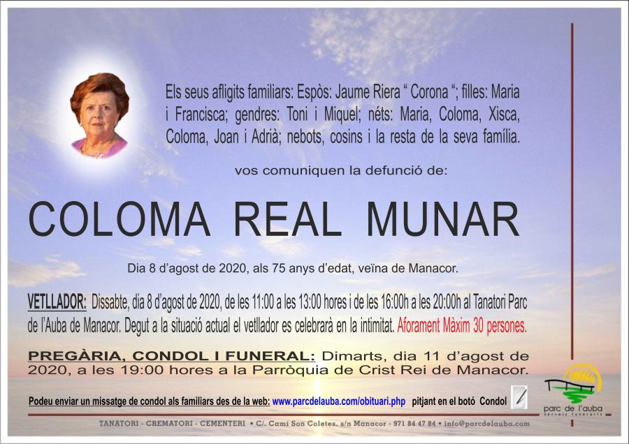 COLOMA REAL MUNAR