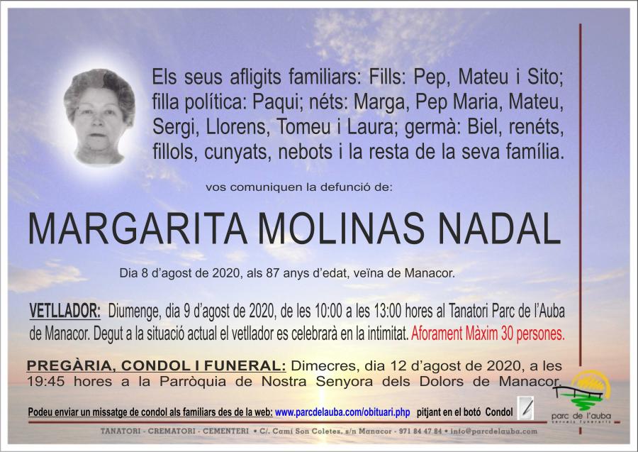 MARGARITA MOLINAS NADAL