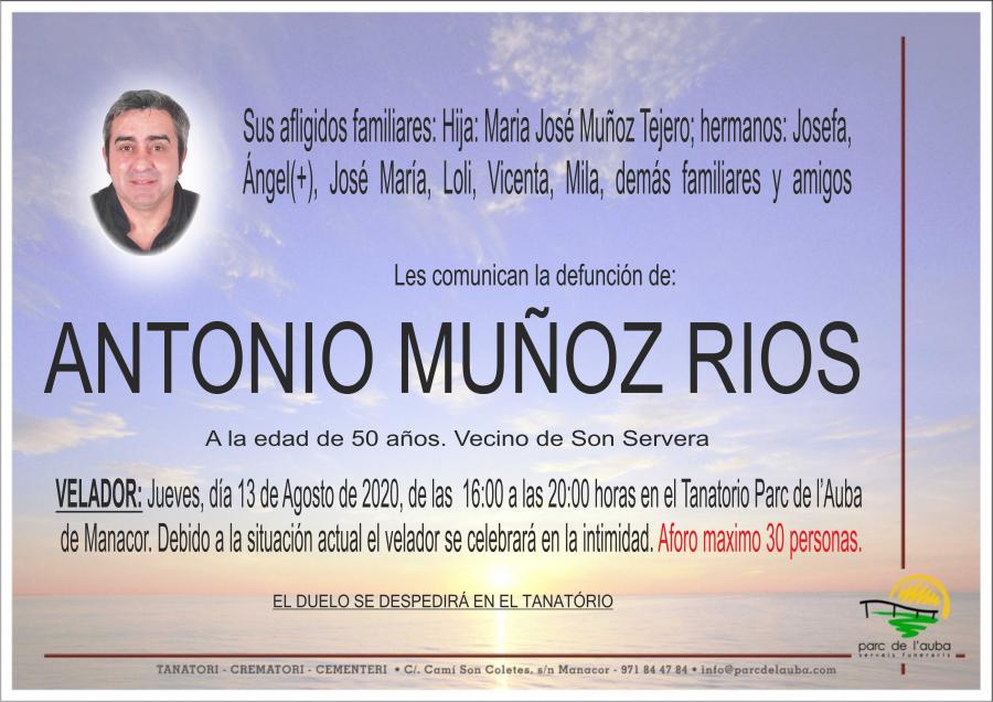 ANTONIO MUÑOZ RIOS