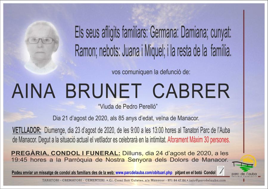 AINA BRUNET CABRER