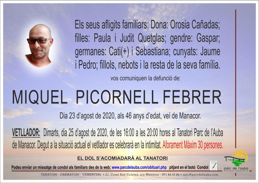 MIQUEL  PICORNELL FEBRER