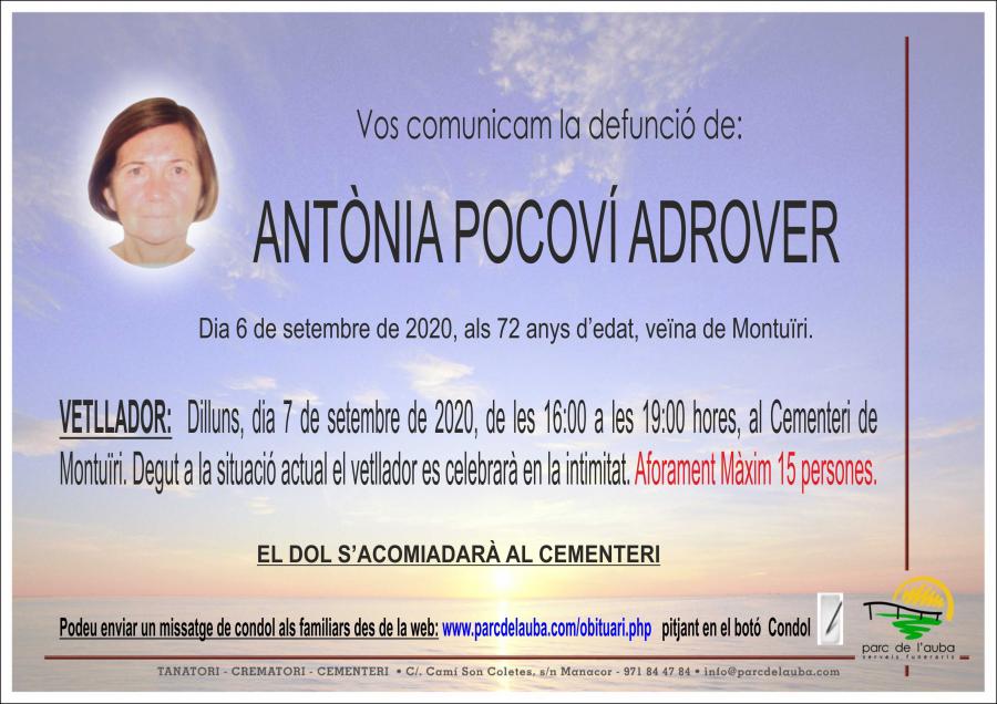 ANTÃ'NIA POCOVÍ ADROVER