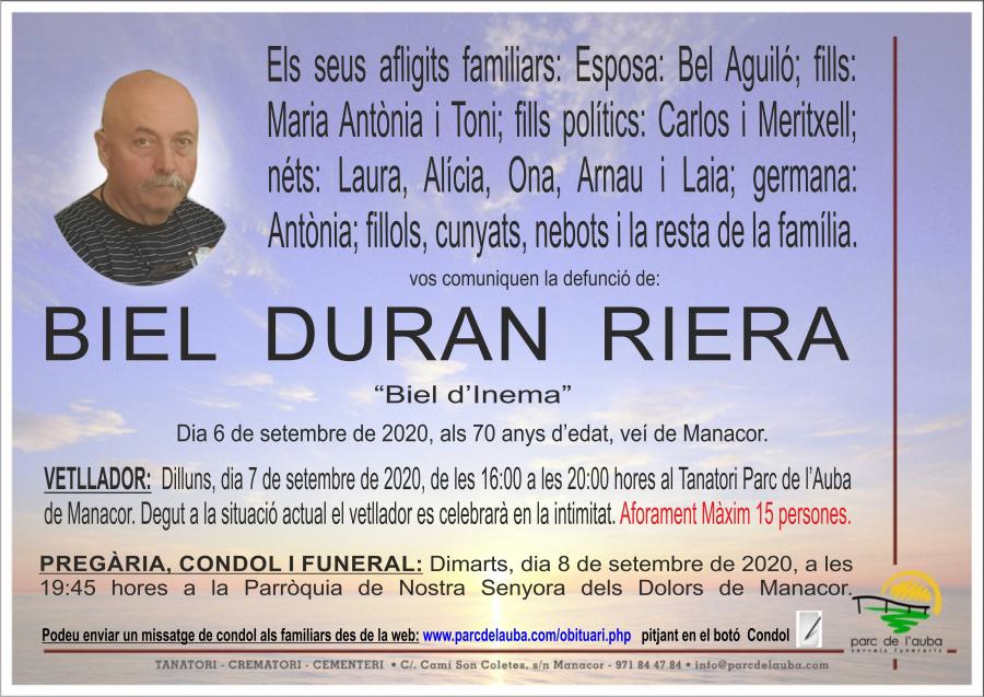 BIEL DURAN RIERA