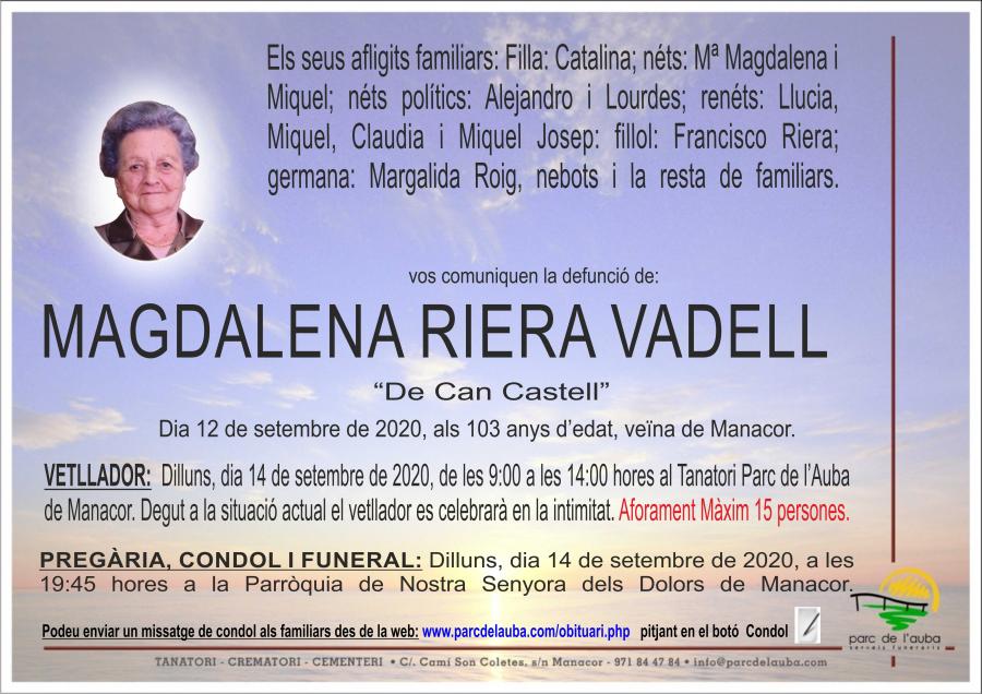 MAGDALENA RIERA VADELL