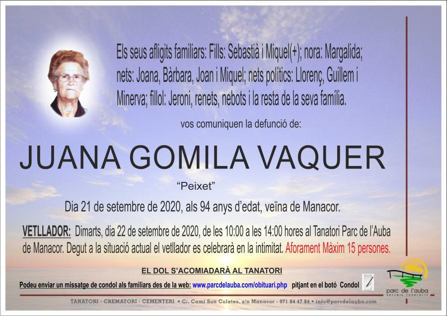 JUANA GOMILA VAQUER