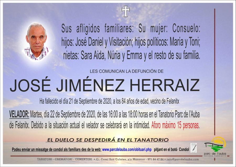 JOSÉ JIMÉNEZ HERRAIZ