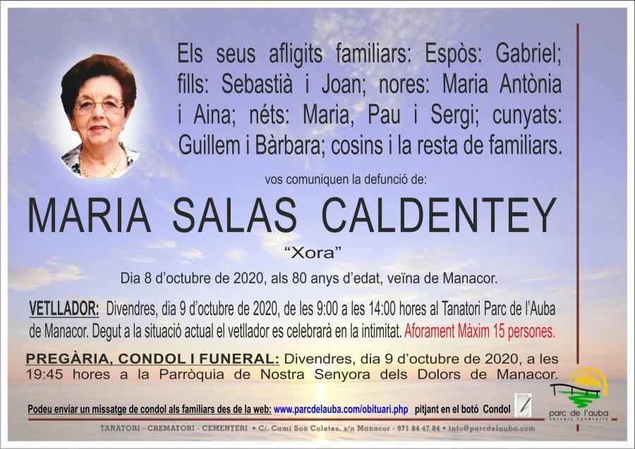 MARIA SALAS CALDENTEY