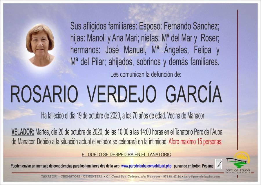 ROSARIO VERDEJO GARCÍA