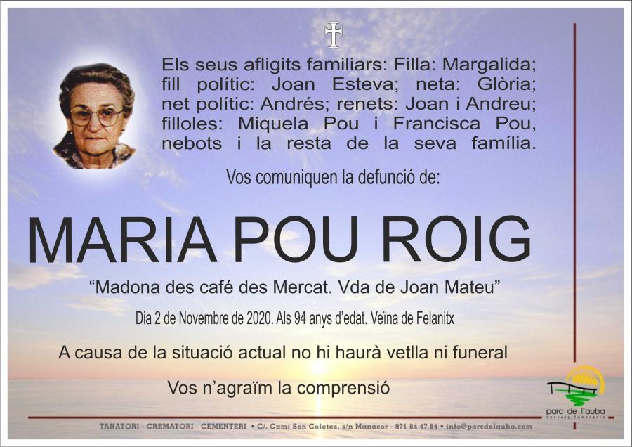 MARIA POU ROIG