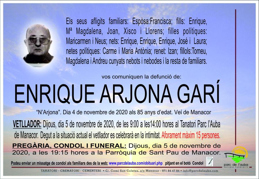 ENRIQUE ARJONA GARÍ