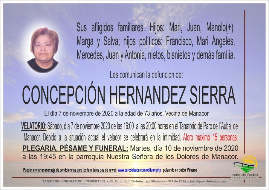 CONCEPCIÓN HERNANDEZ SIERRA