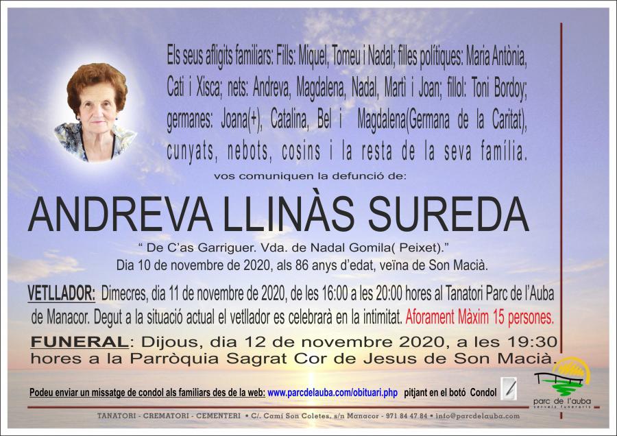 ANDREVA LLINÁS SUREDA