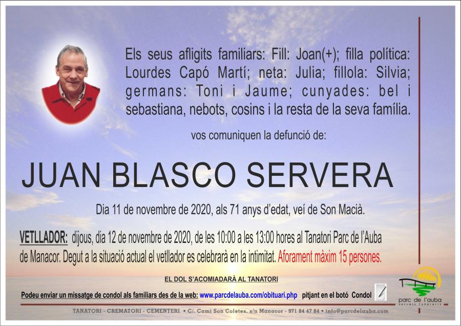JUAN  BLASCO SERVERA