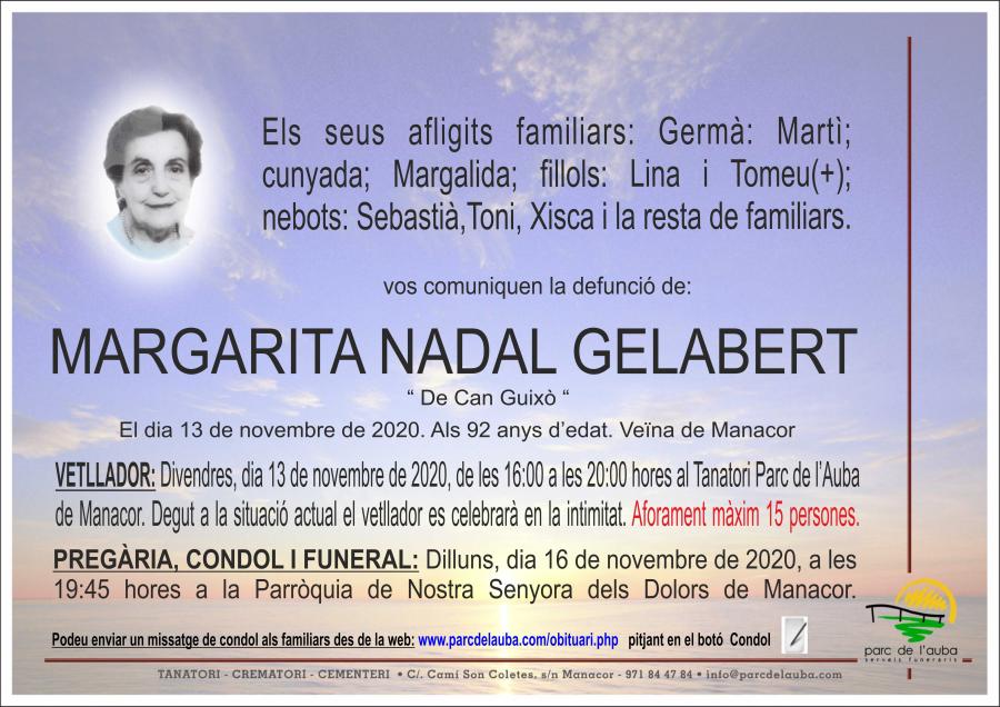 MARGARITA NADAL GELABERT