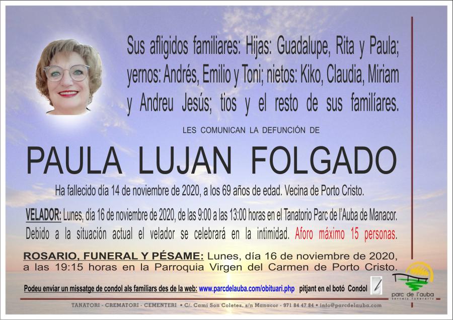 PAULA LUJAN FOLGADO