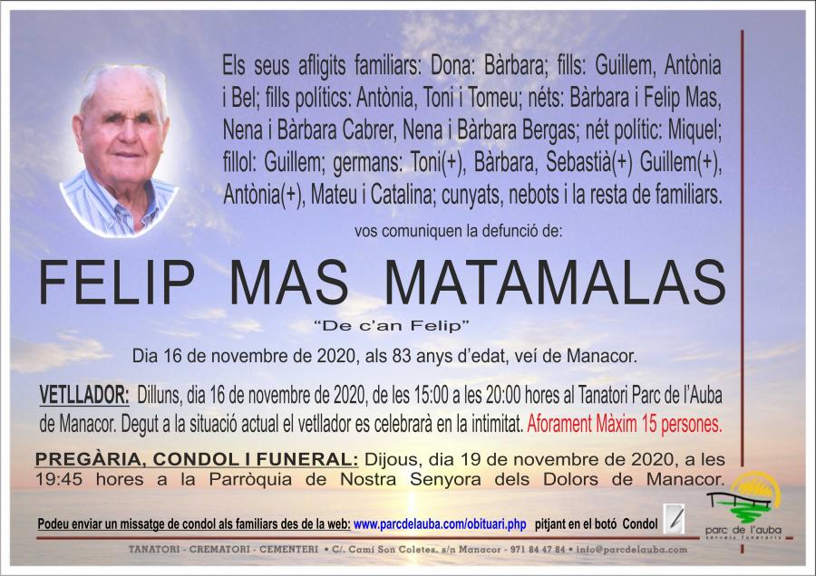 FELIP MAS MATAMALAS