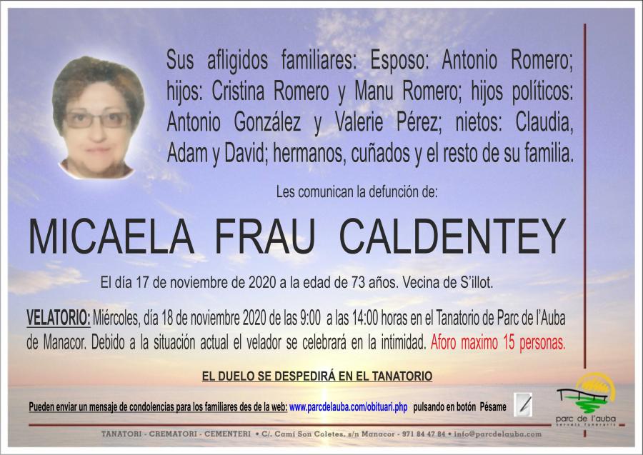 MICAELA FRAU CALDENTEY