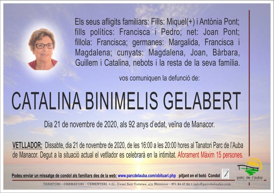 CATALINA BINIMELIS GELABERT