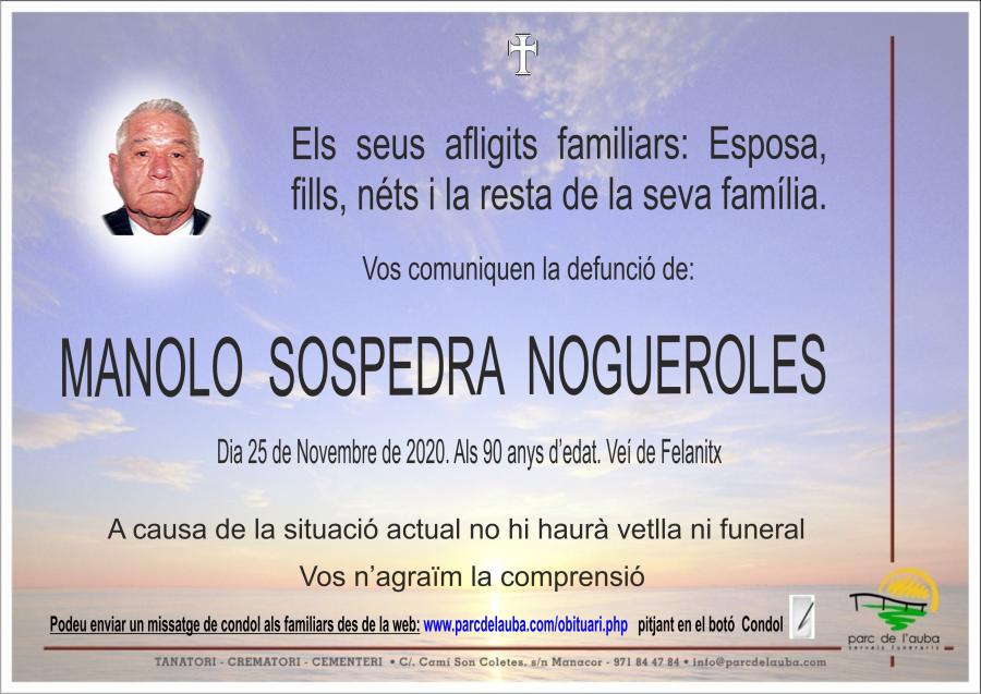 MANOLO SOSPEDRA NOGUEROLES