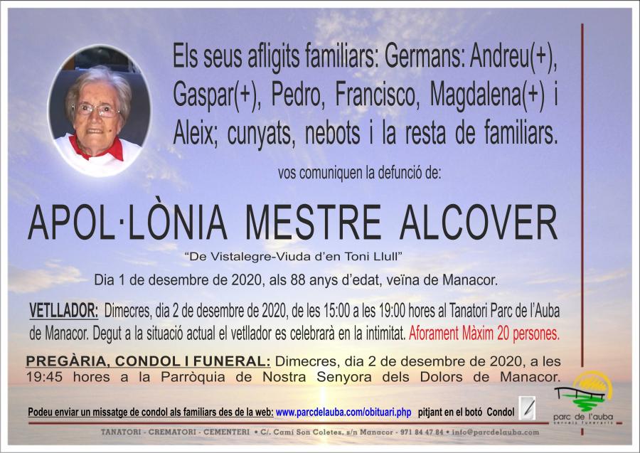 APOL·LÒNIA MESTRE ALCOVER