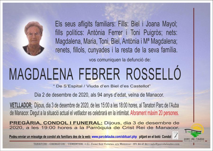 MAGDALENA FEBRER ROSSELLÓ