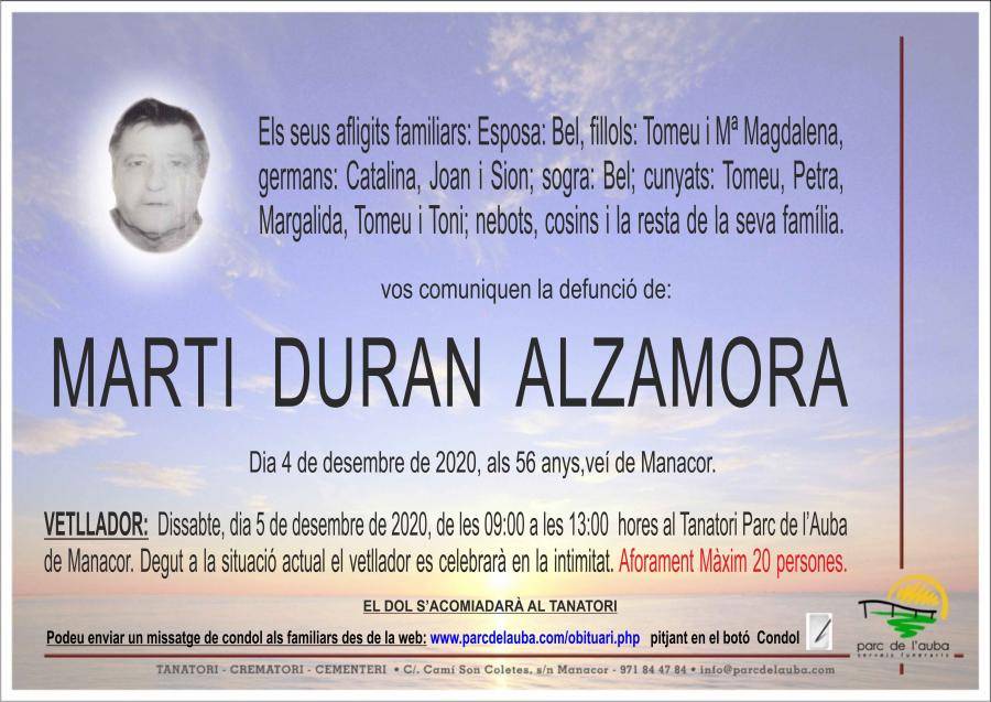 MARTI DURAN ALZAMORA
