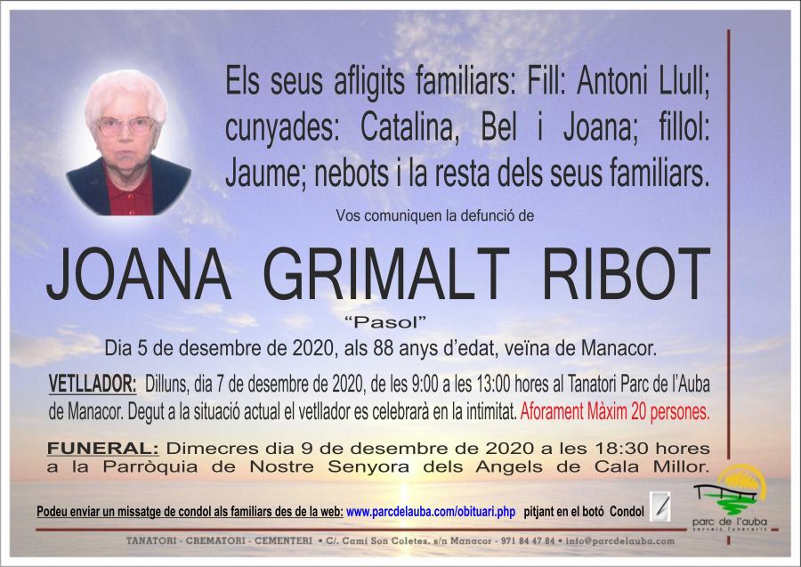JOANA GRIMALT RIBOT
