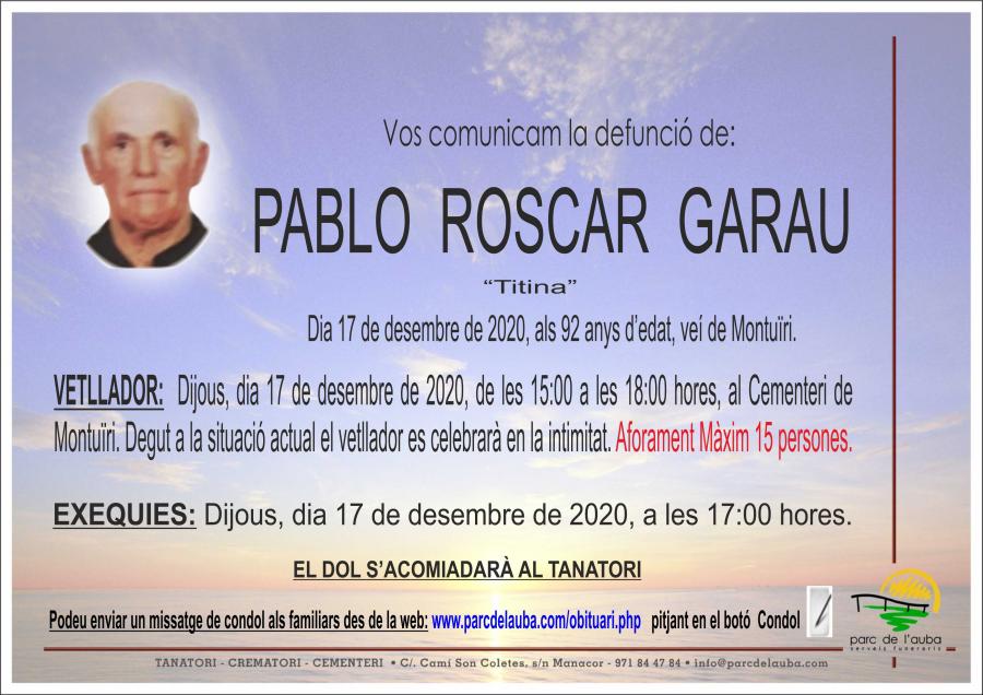 PABLO ROSCAR GARAU