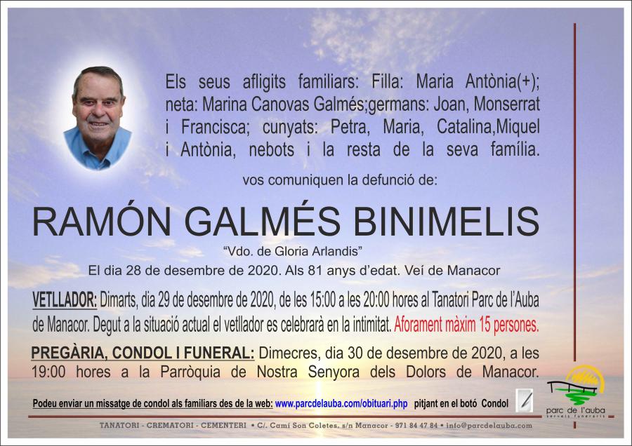 RAMÓN GALMÉS BINIMELIS