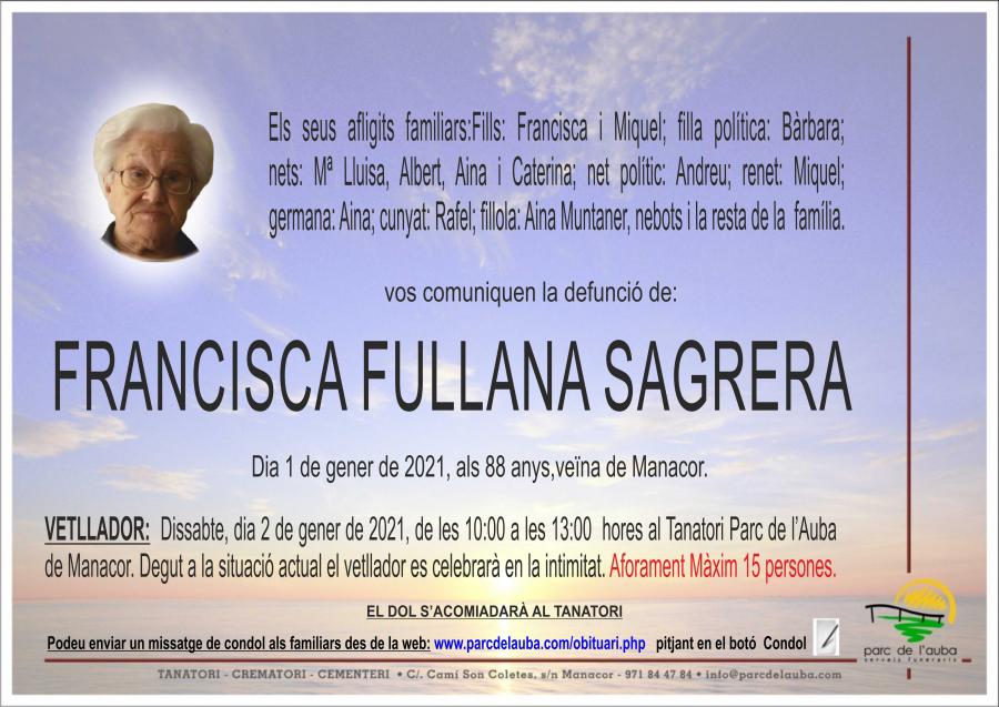 FRANCISCA FULLANA SAGRERA