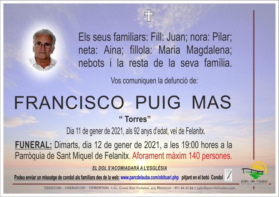 FRANCISCO PUIG MAS